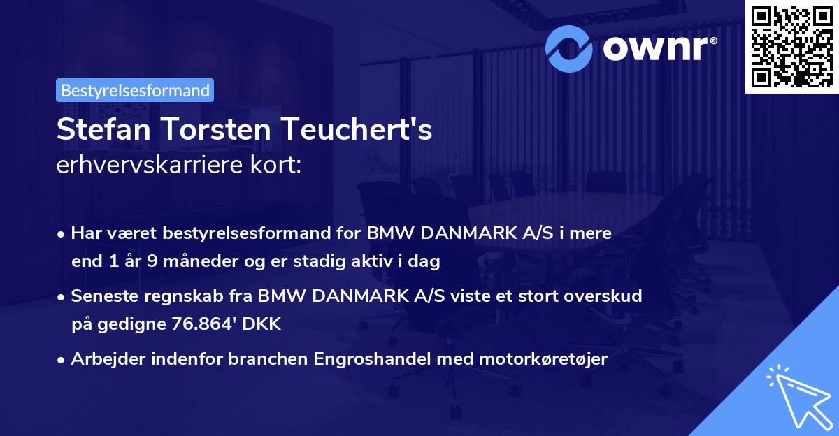 Stefan Torsten Teuchert's erhvervskarriere kort