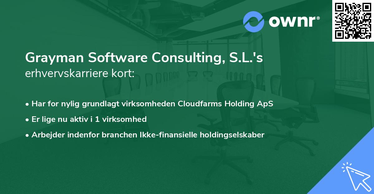 Grayman Software Consulting, S.L.'s erhvervskarriere kort