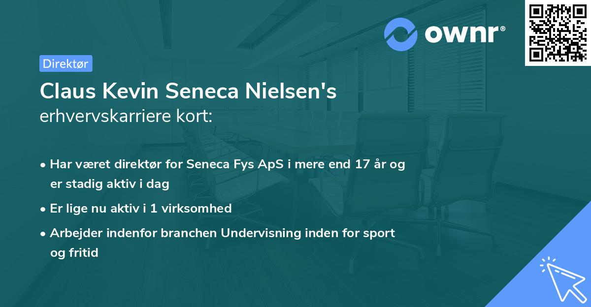 Claus Kevin Seneca Nielsen's erhvervskarriere kort