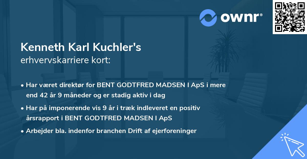Kenneth Karl Kuchler's erhvervskarriere kort