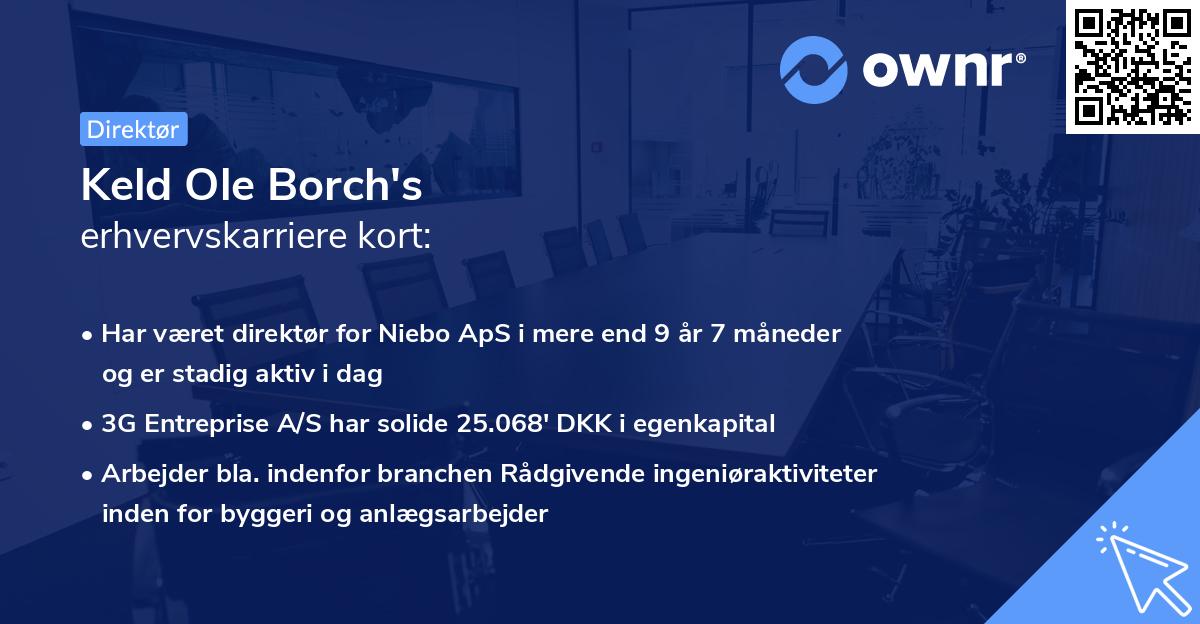 Keld Ole Borch's erhvervskarriere kort