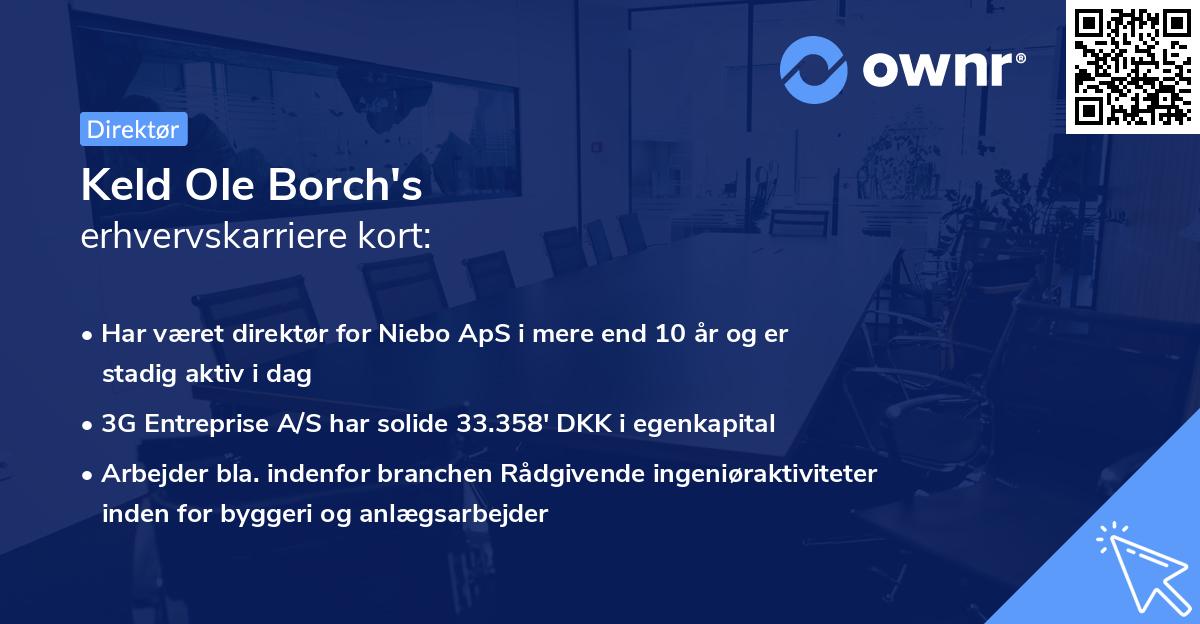 Keld Ole Borch's erhvervskarriere kort