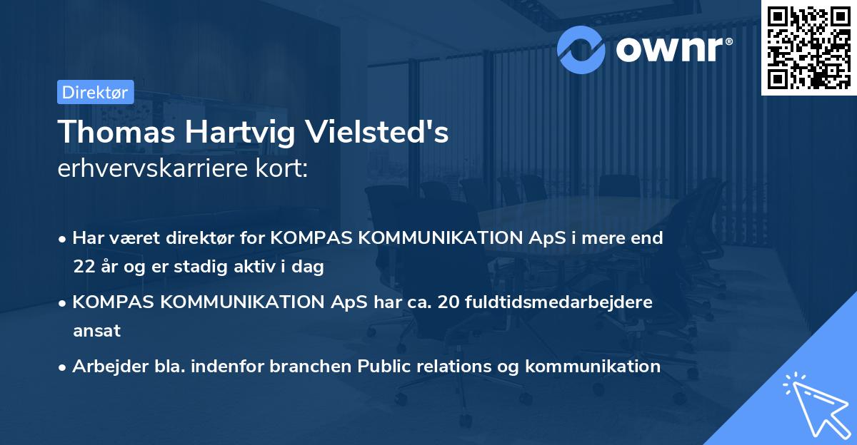 Thomas Hartvig Vielsted's erhvervskarriere kort