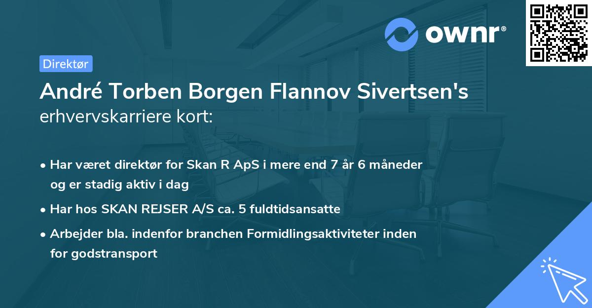 André Torben Borgen Flannov Sivertsen's erhvervskarriere kort