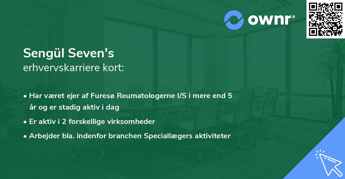 Sengül Seven's erhvervskarriere kort