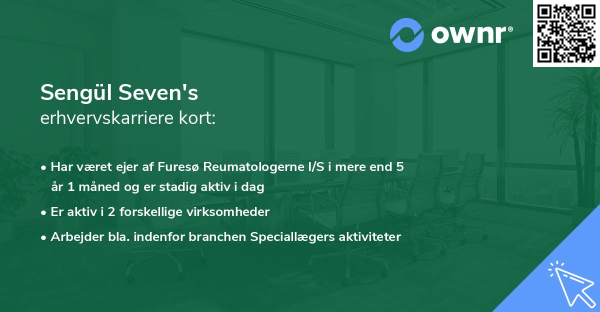 Sengül Seven's erhvervskarriere kort