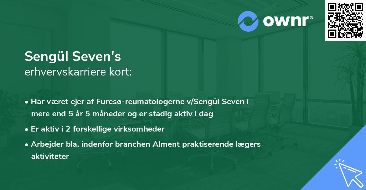 Sengül Seven's erhvervskarriere kort