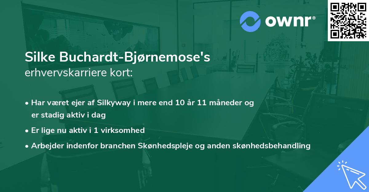 Silke Buchardt-Bjørnemose's erhvervskarriere kort