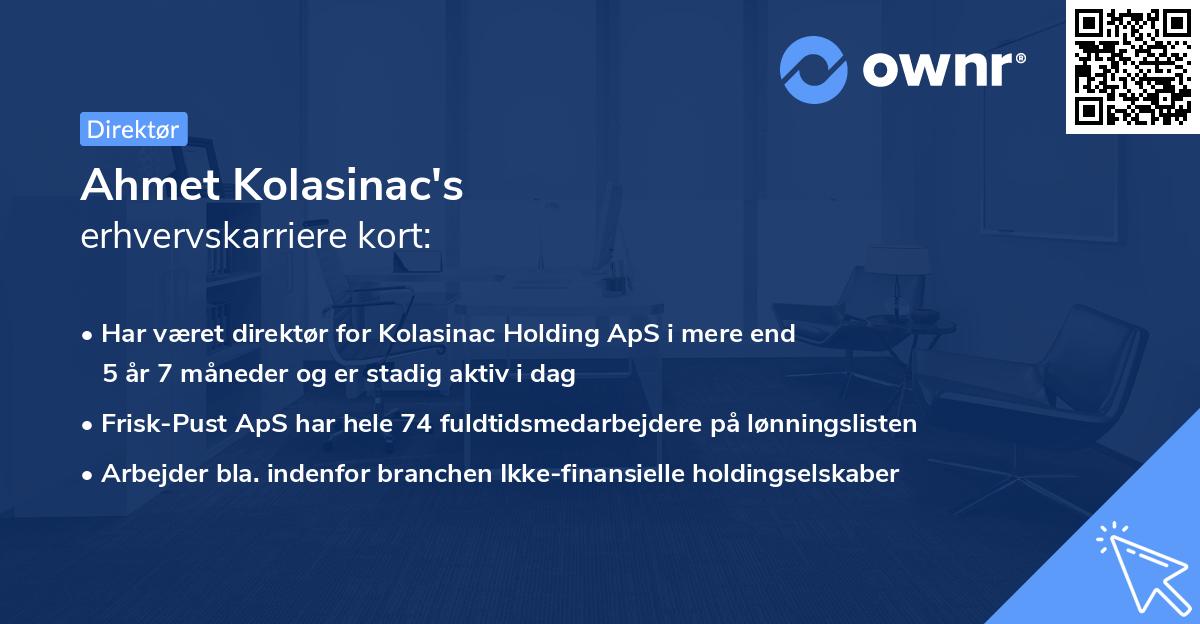 Ahmet Kolasinac's erhvervskarriere kort