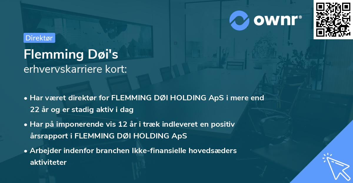 Flemming Døi's erhvervskarriere kort