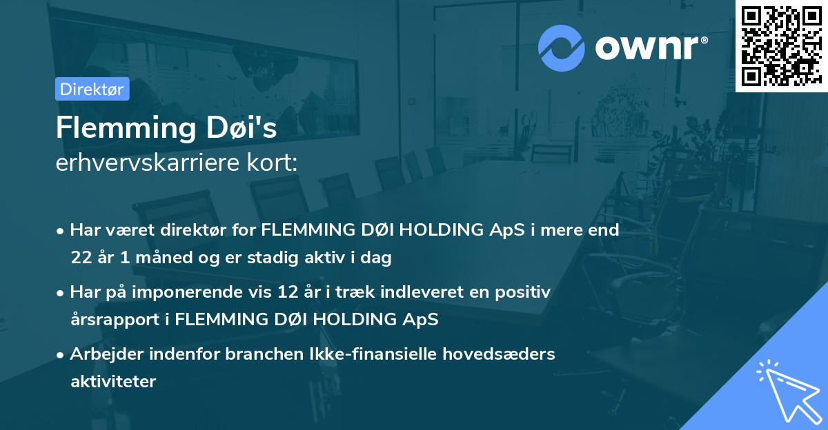 Flemming Døi's erhvervskarriere kort