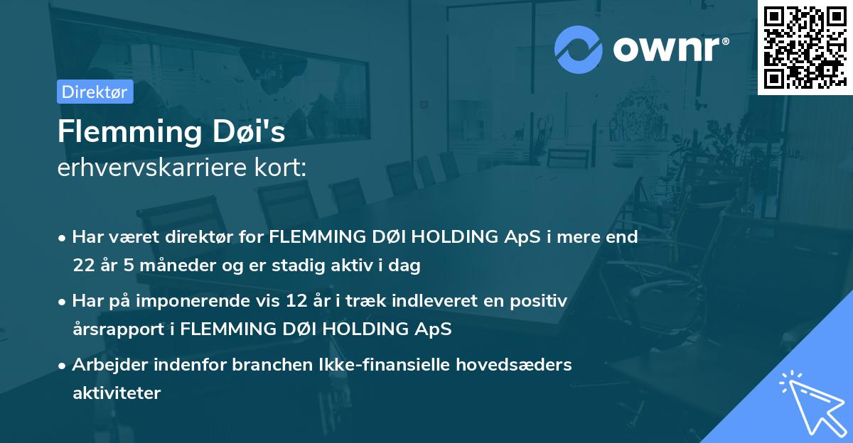 Flemming Døi's erhvervskarriere kort