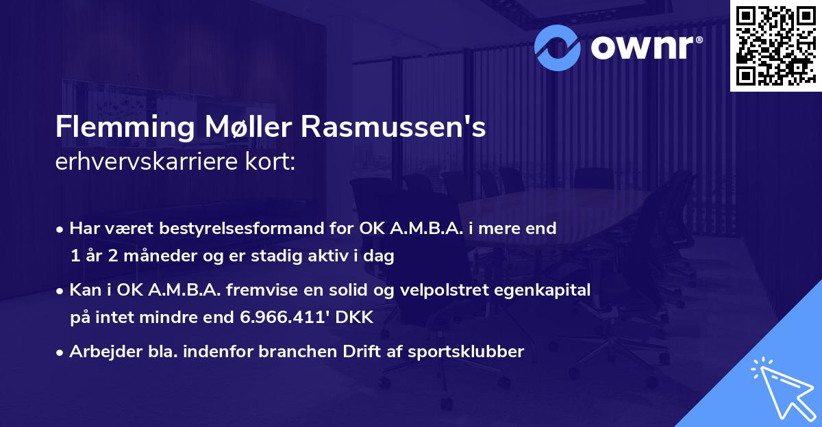 Flemming Møller Rasmussen's erhvervskarriere kort