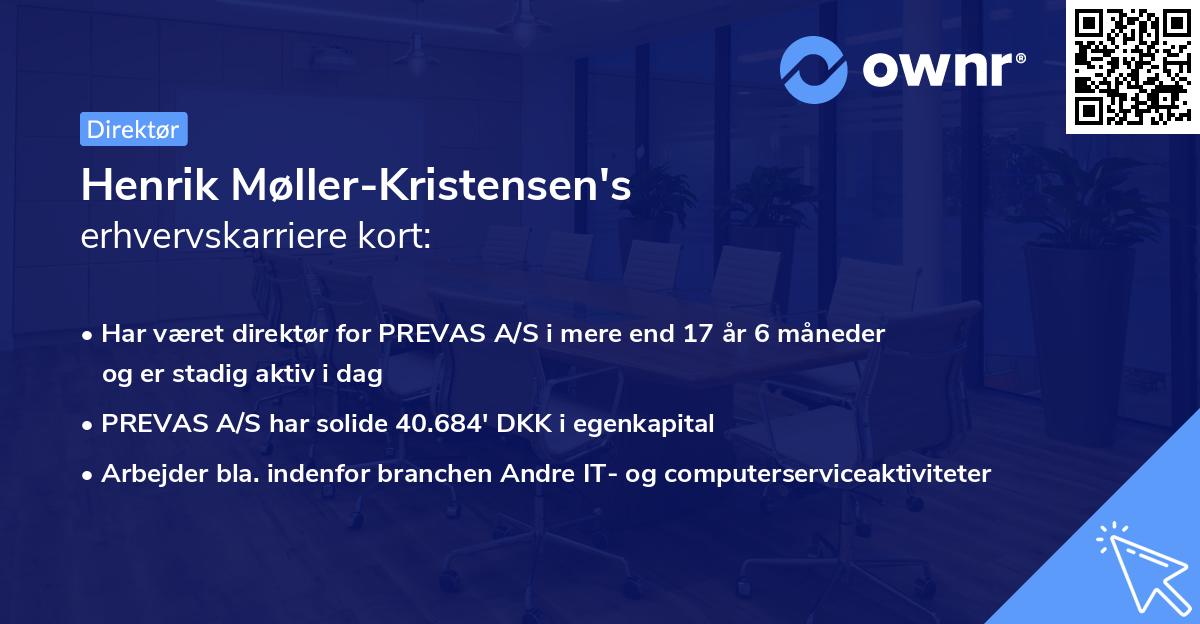 Henrik Møller-Kristensen's erhvervskarriere kort