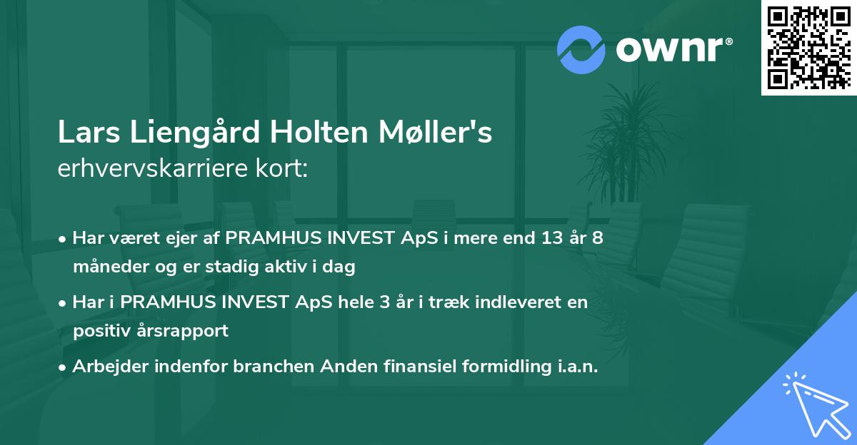 Lars Liengård Holten Møller's erhvervskarriere kort