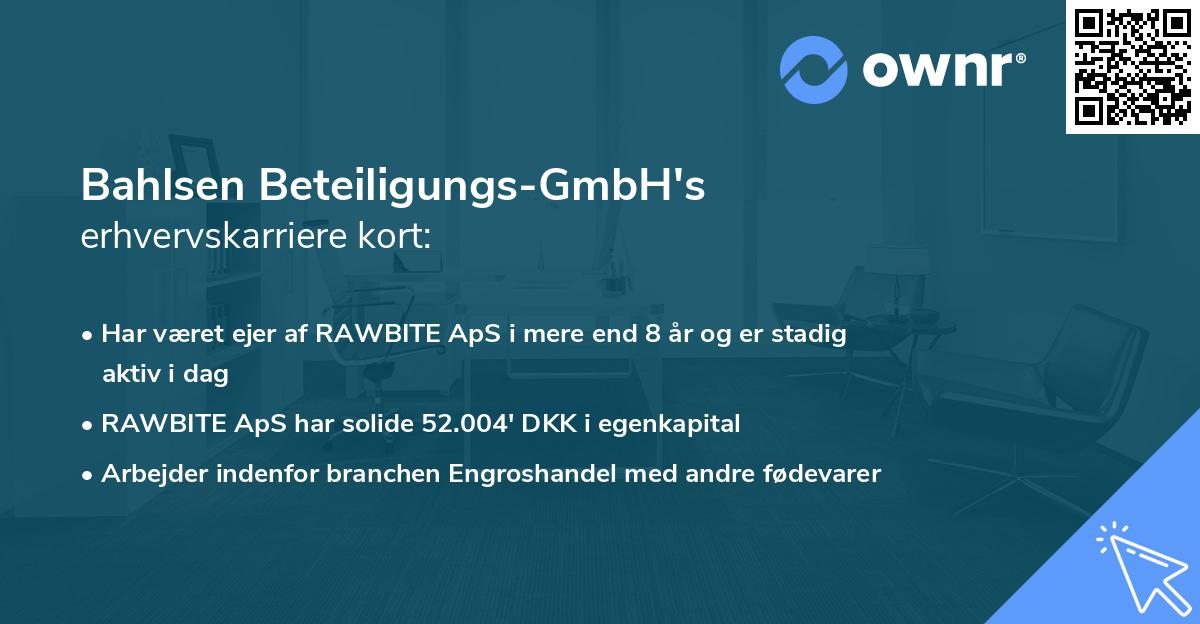 Bahlsen Beteiligungs-GmbH's erhvervskarriere kort