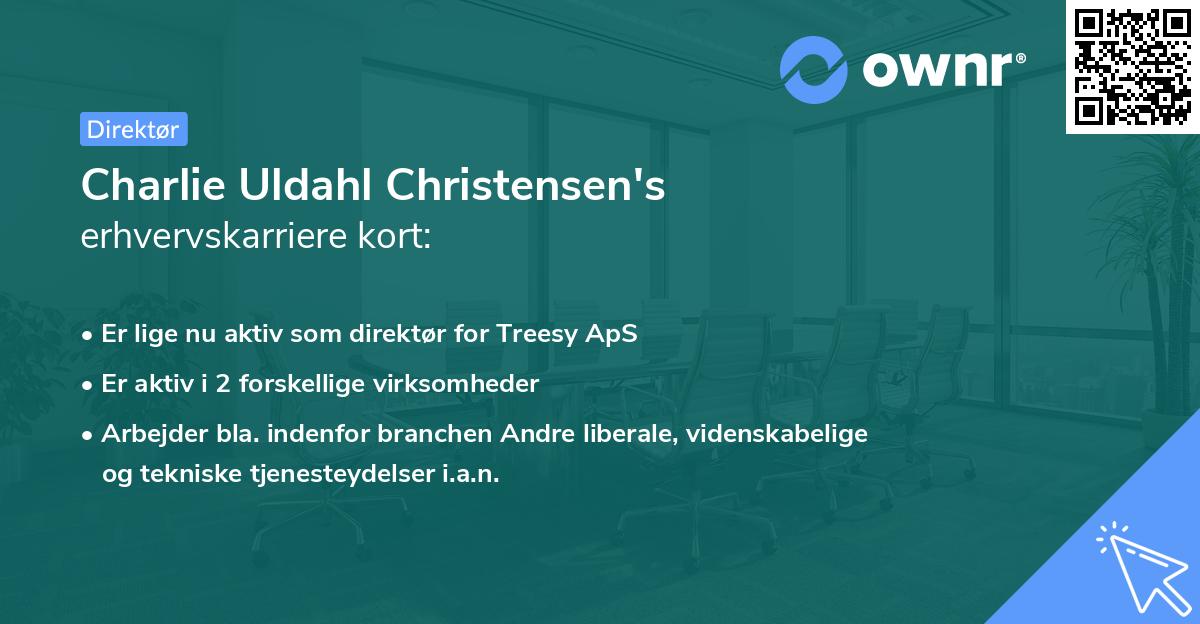 Charlie Uldahl Christensen's erhvervskarriere kort