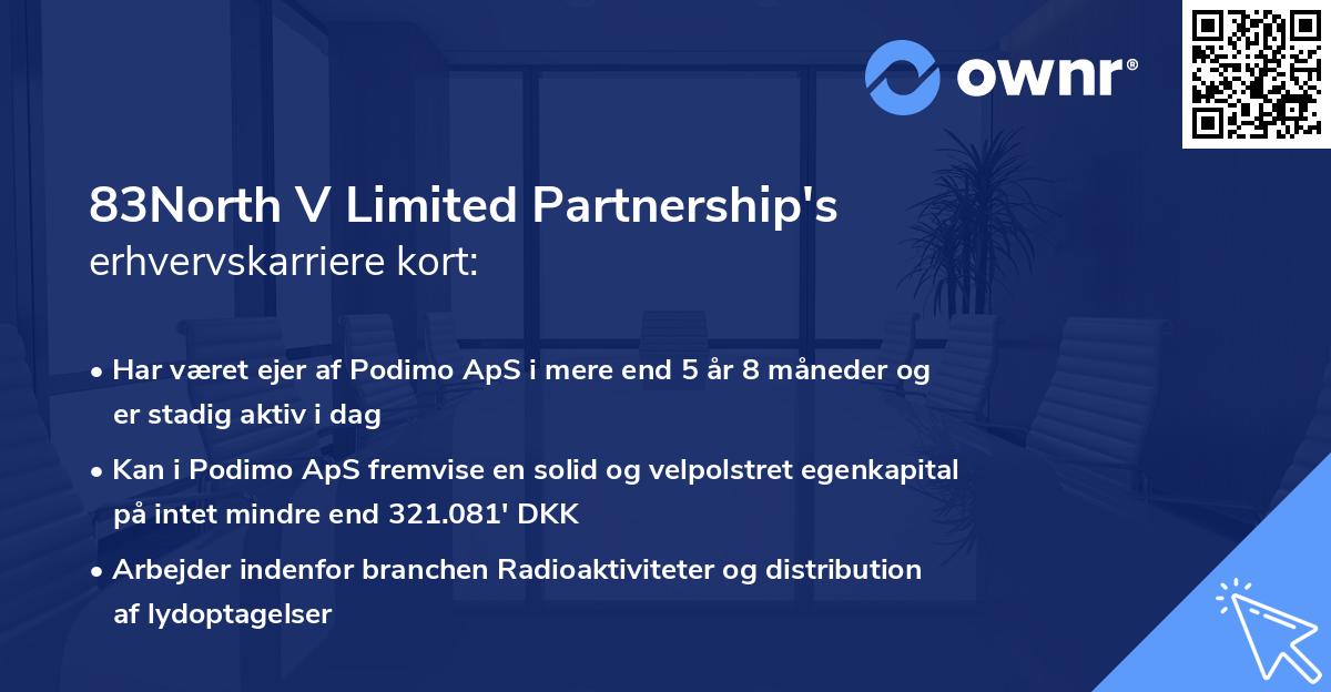 83North V Limited Partnership's erhvervskarriere kort