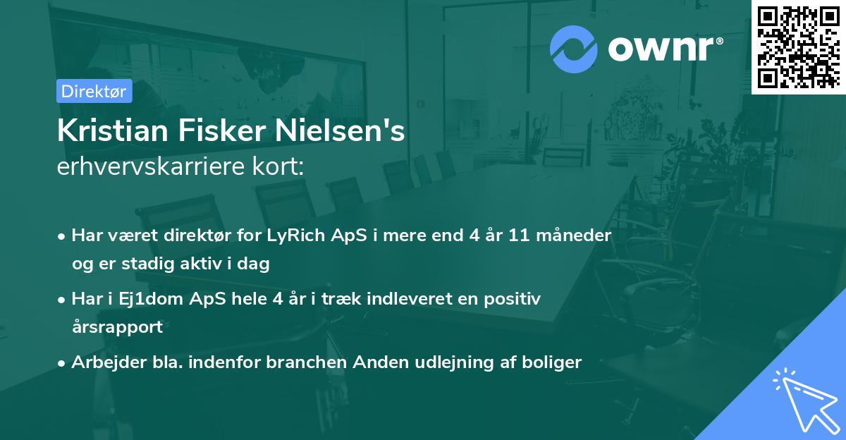 Kristian Fisker Nielsen's erhvervskarriere kort