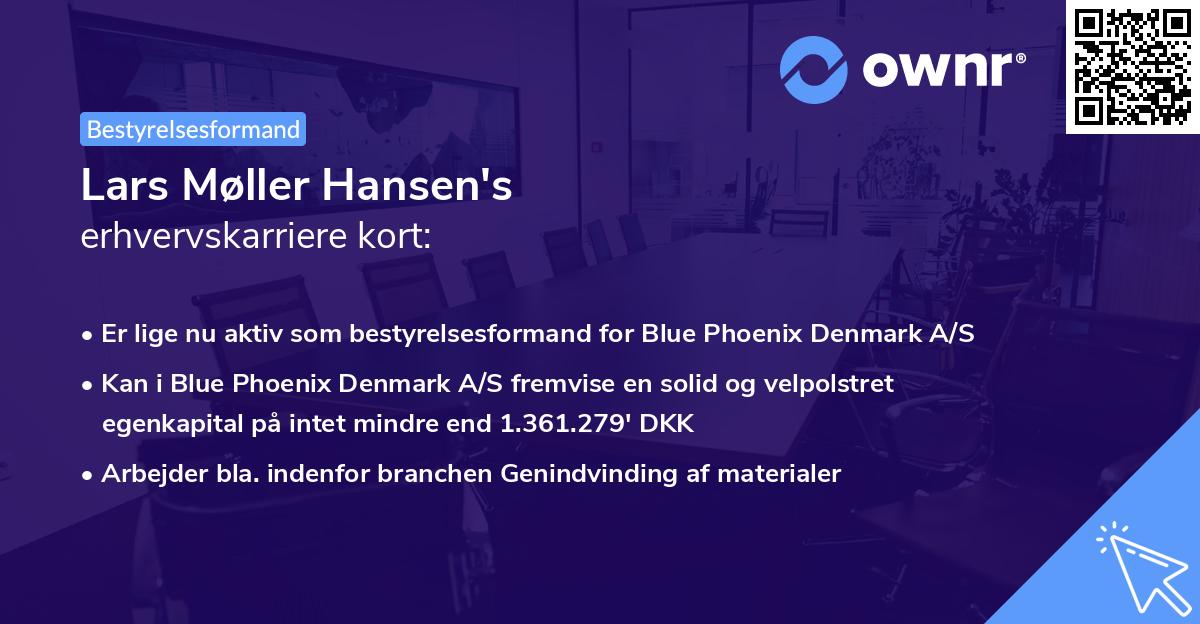 Lars Møller Hansen's erhvervskarriere kort