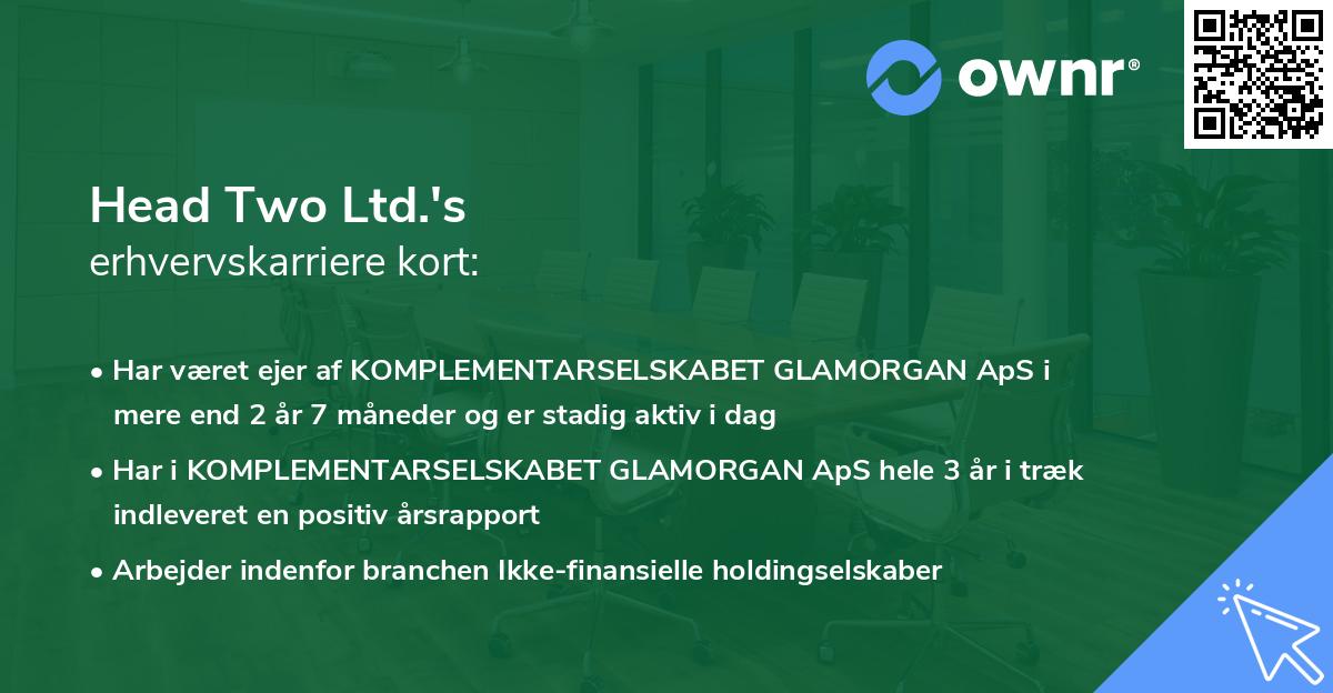 Head Two Ltd.'s erhvervskarriere kort