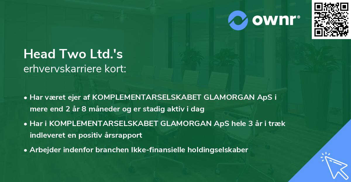 Head Two Ltd.'s erhvervskarriere kort