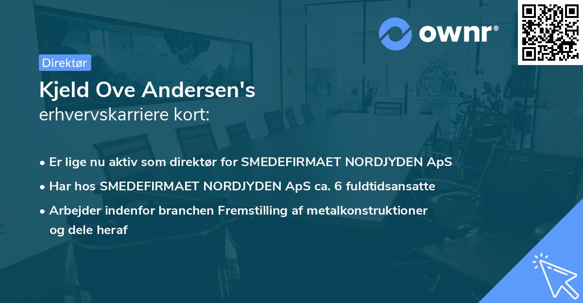 Kjeld Ove Andersen's erhvervskarriere kort