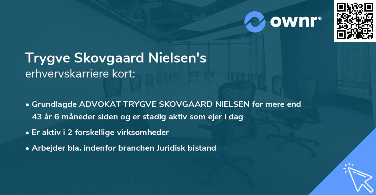 Trygve Skovgaard Nielsen's erhvervskarriere kort