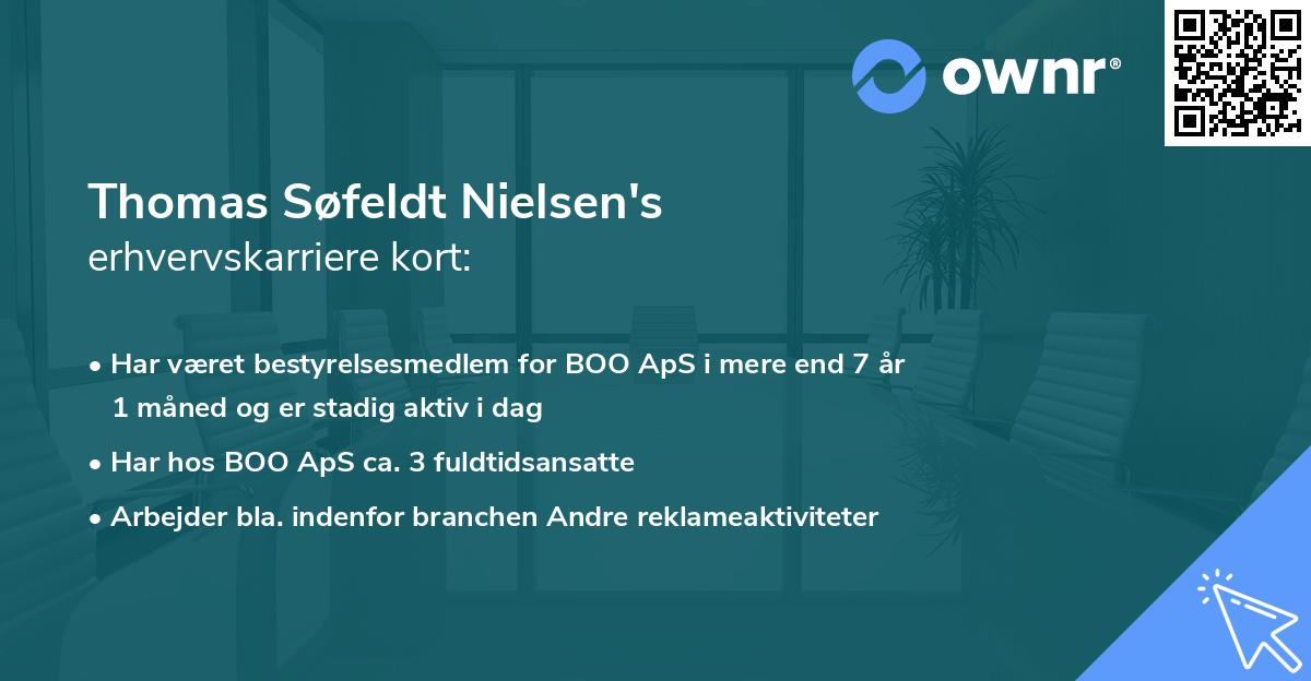Thomas Søfeldt Nielsen's erhvervskarriere kort