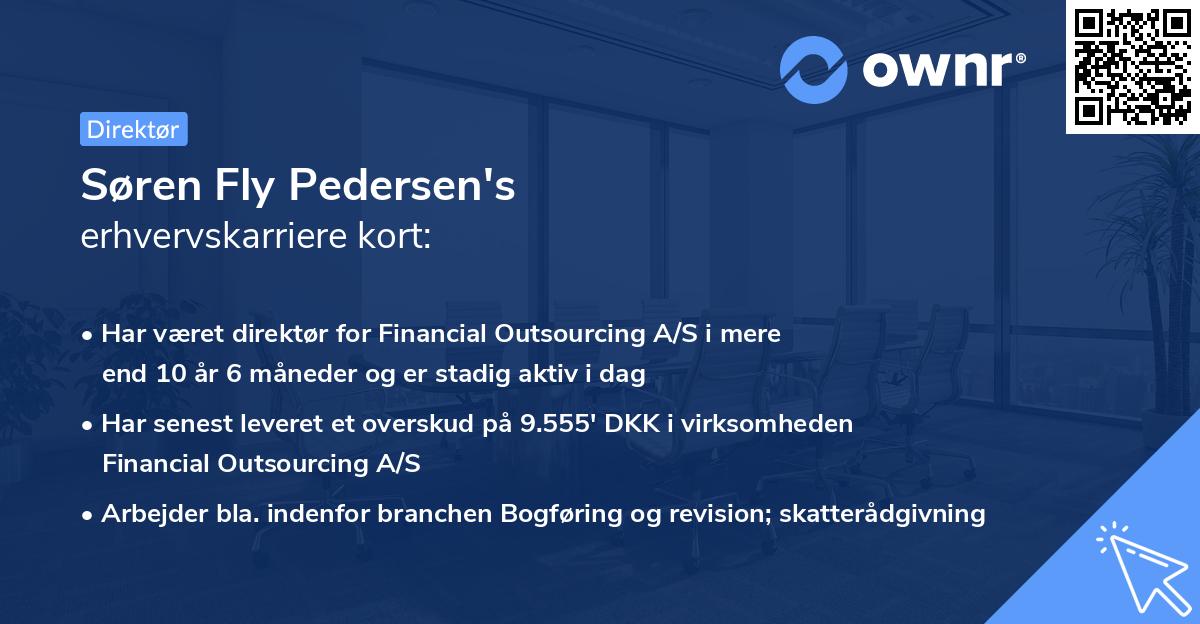 Søren Fly Pedersen's erhvervskarriere kort