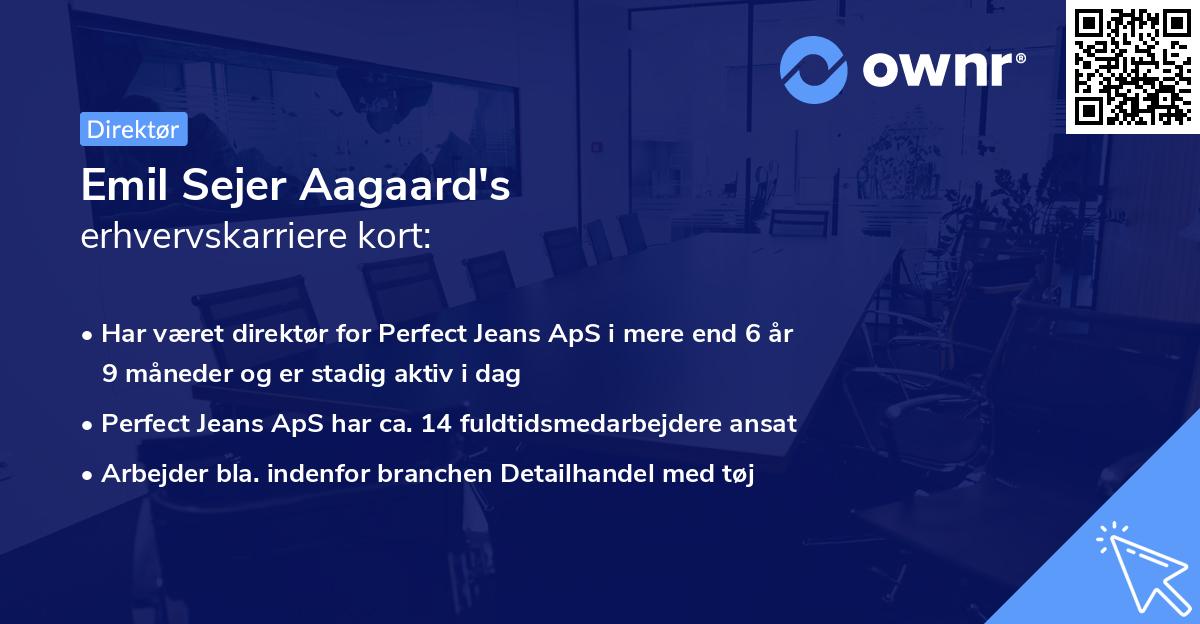 Emil Sejer Aagaard's erhvervskarriere kort