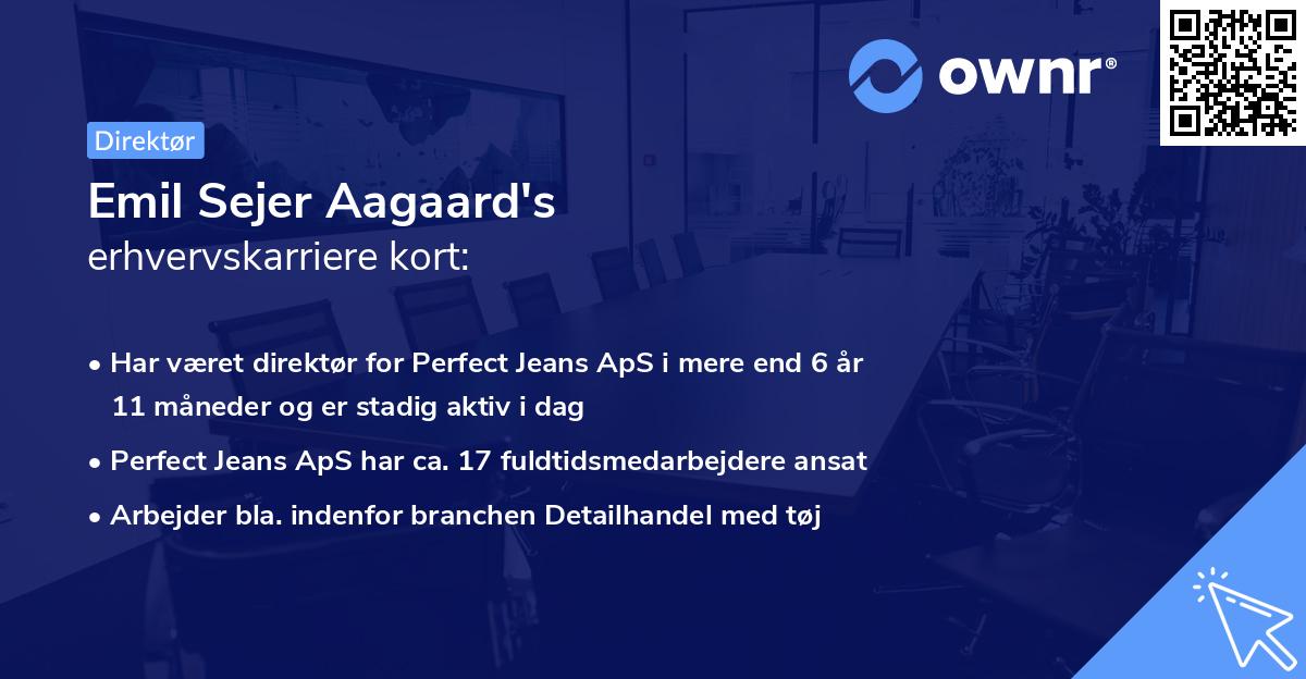 Emil Sejer Aagaard's erhvervskarriere kort