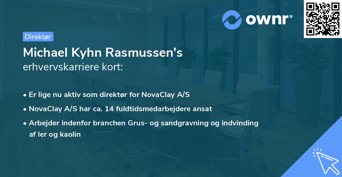 Michael Kyhn Rasmussen's erhvervskarriere kort