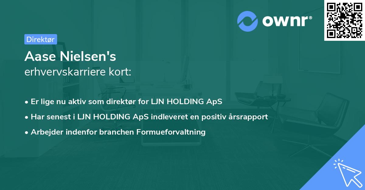 Aase Nielsen's erhvervskarriere kort