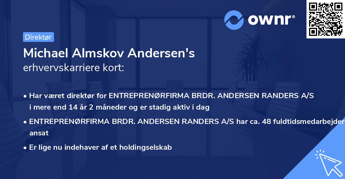 Michael Almskov Andersen's erhvervskarriere kort