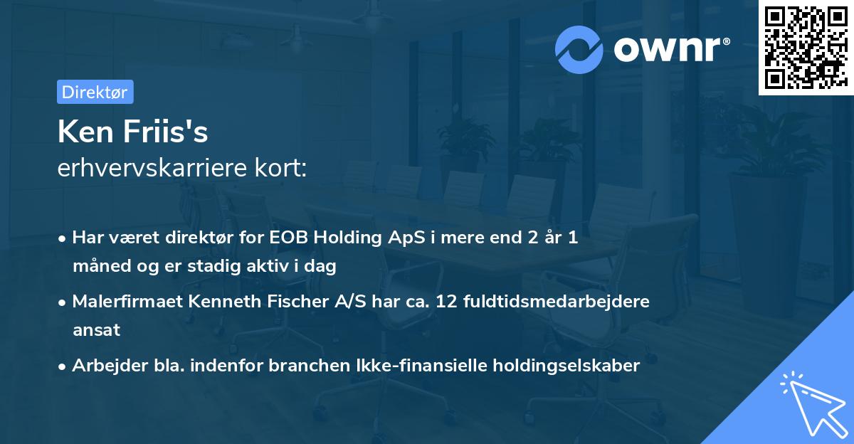 Ken Friis's erhvervskarriere kort