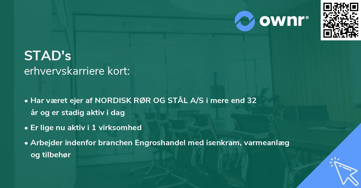 STAD's erhvervskarriere kort