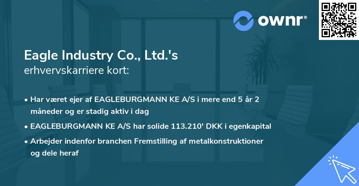 Eagle Industry Co., Ltd.'s erhvervskarriere kort