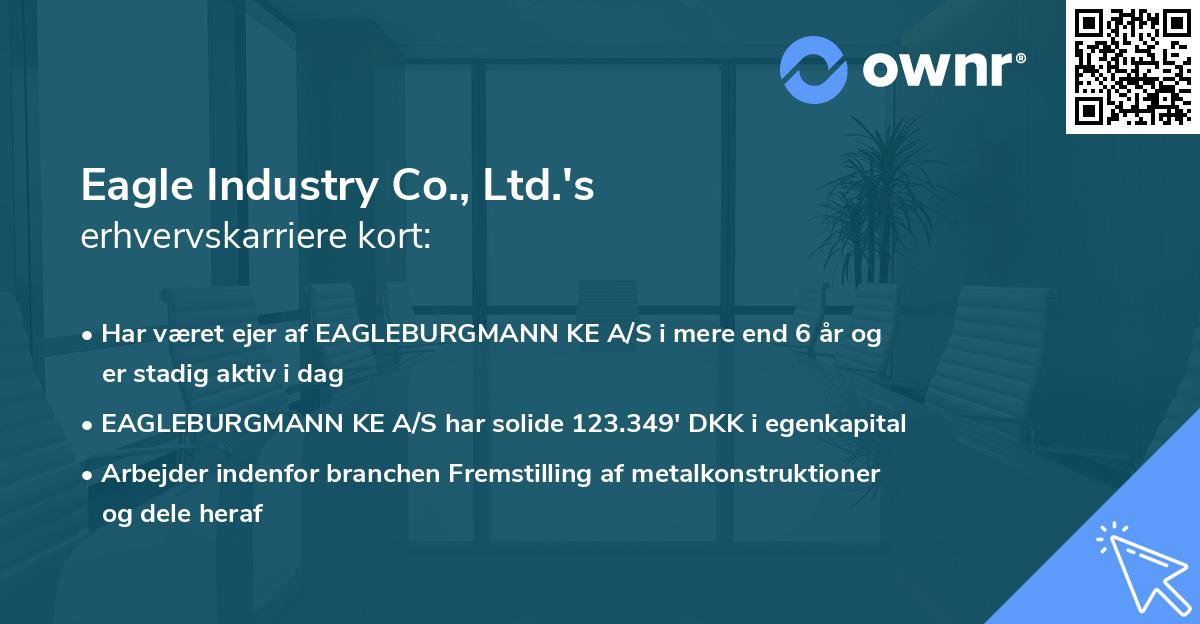 Eagle Industry Co., Ltd.'s erhvervskarriere kort