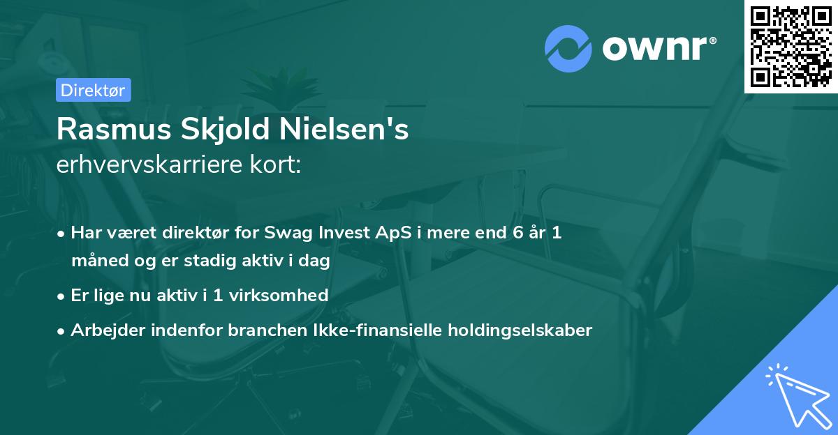 Rasmus Skjold Nielsen's erhvervskarriere kort