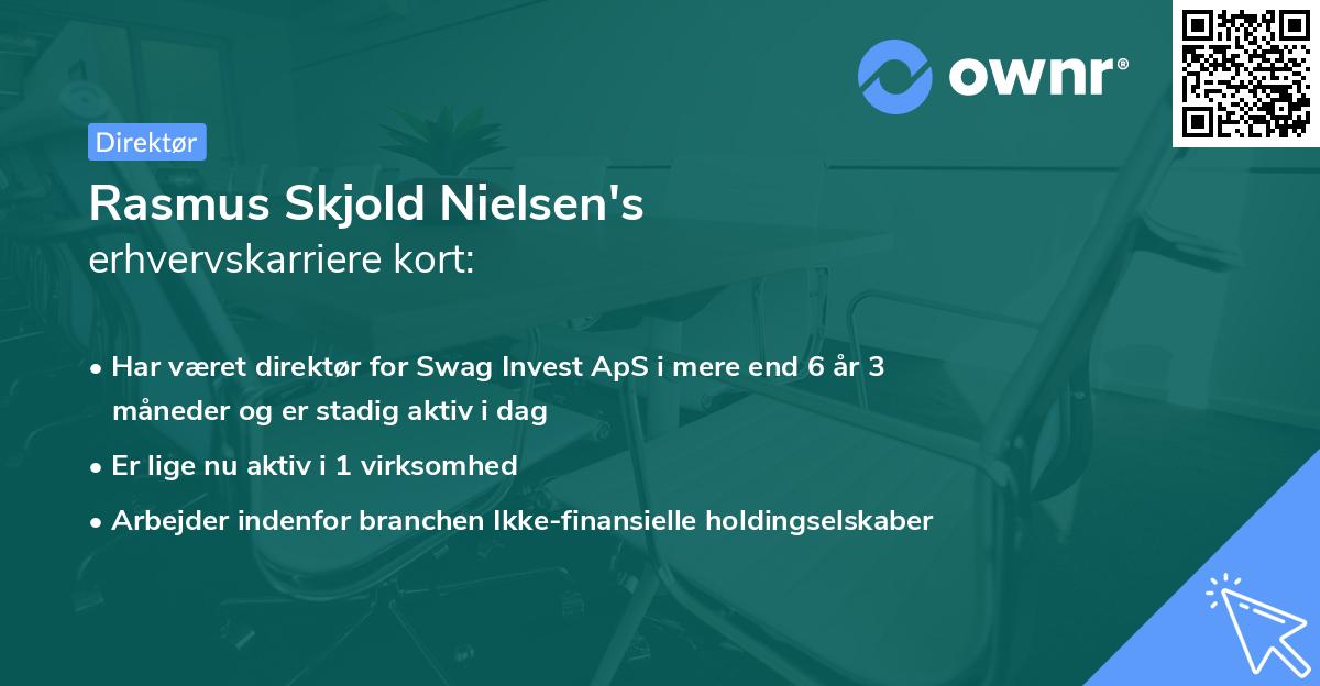 Rasmus Skjold Nielsen's erhvervskarriere kort