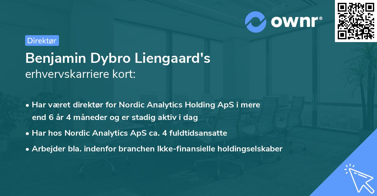 Benjamin Dybro Liengaard's erhvervskarriere kort