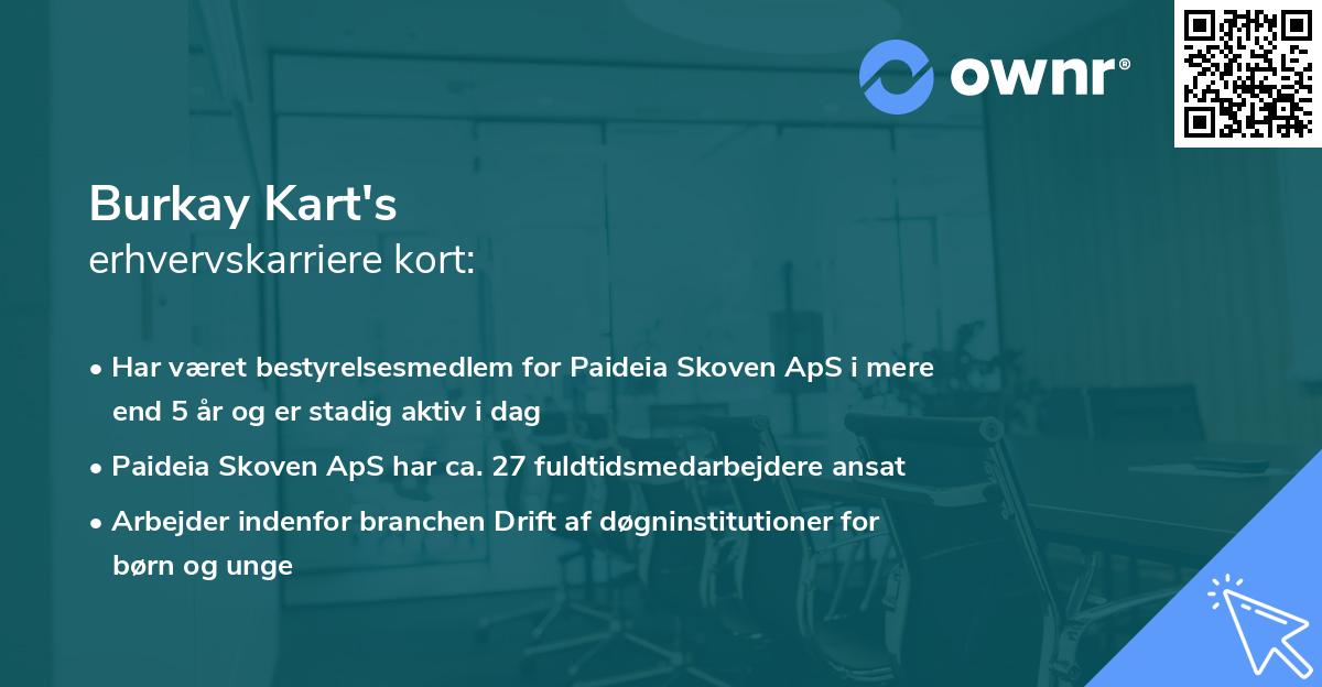 Burkay Kart's erhvervskarriere kort