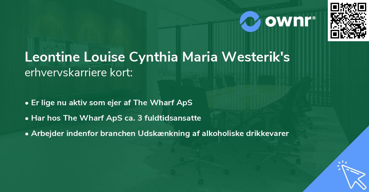 Leontine Louise Cynthia Maria Westerik's erhvervskarriere kort