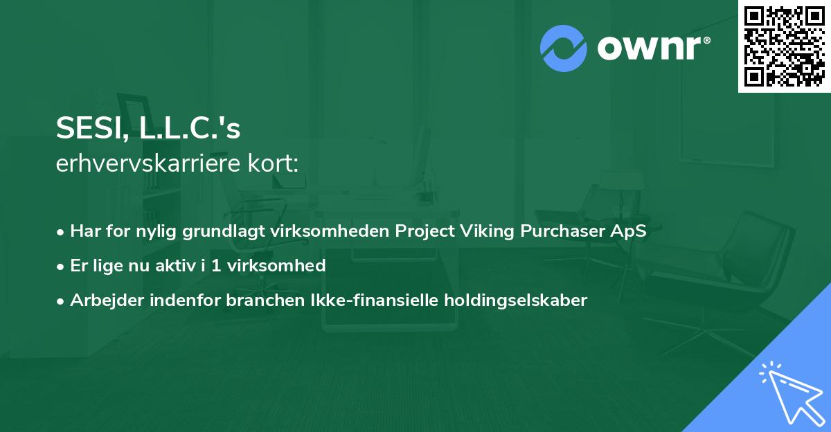 SESI, L.L.C.'s erhvervskarriere kort