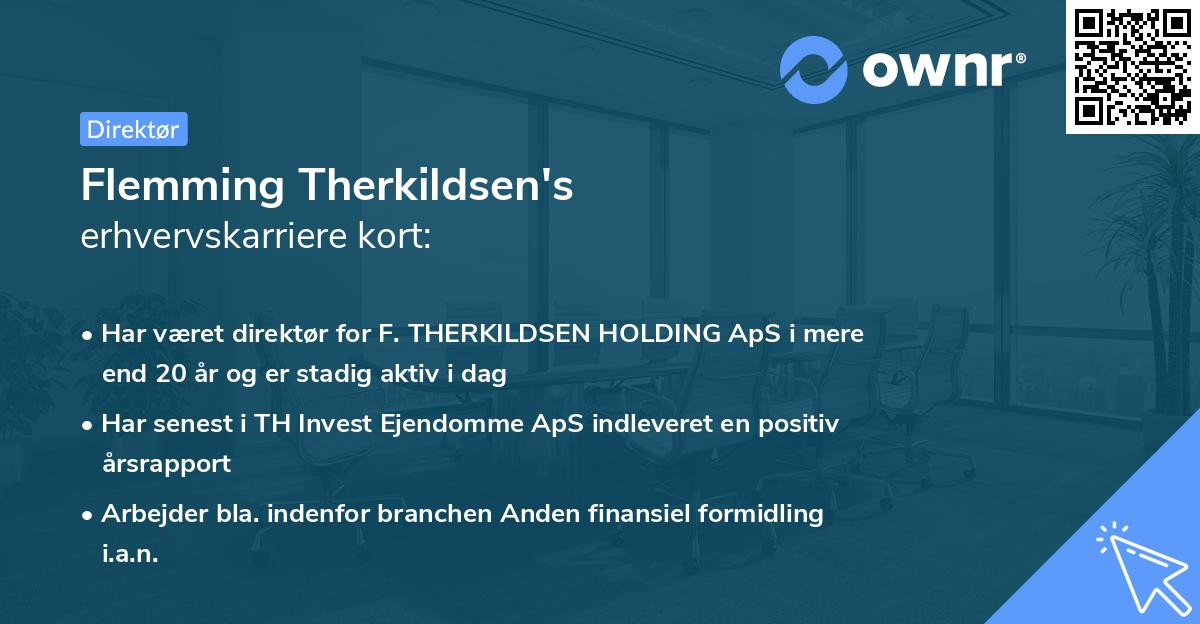 Flemming Therkildsen's erhvervskarriere kort