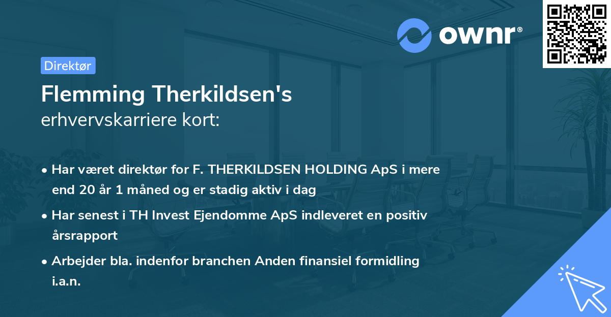 Flemming Therkildsen's erhvervskarriere kort