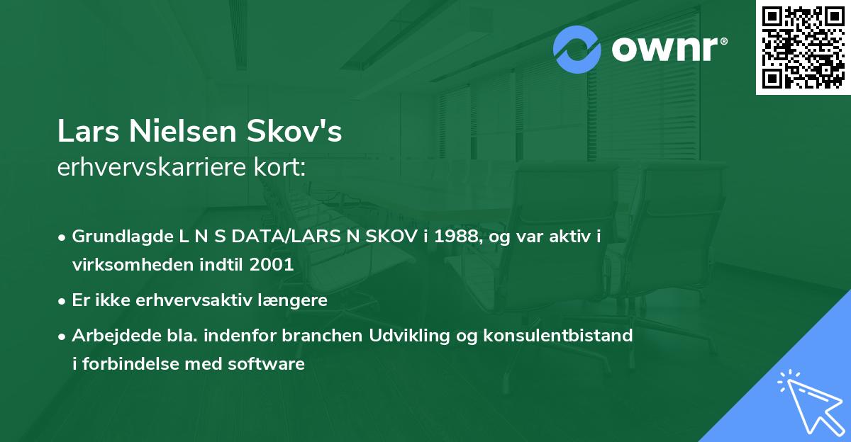 Lars Nielsen Skov's erhvervskarriere kort