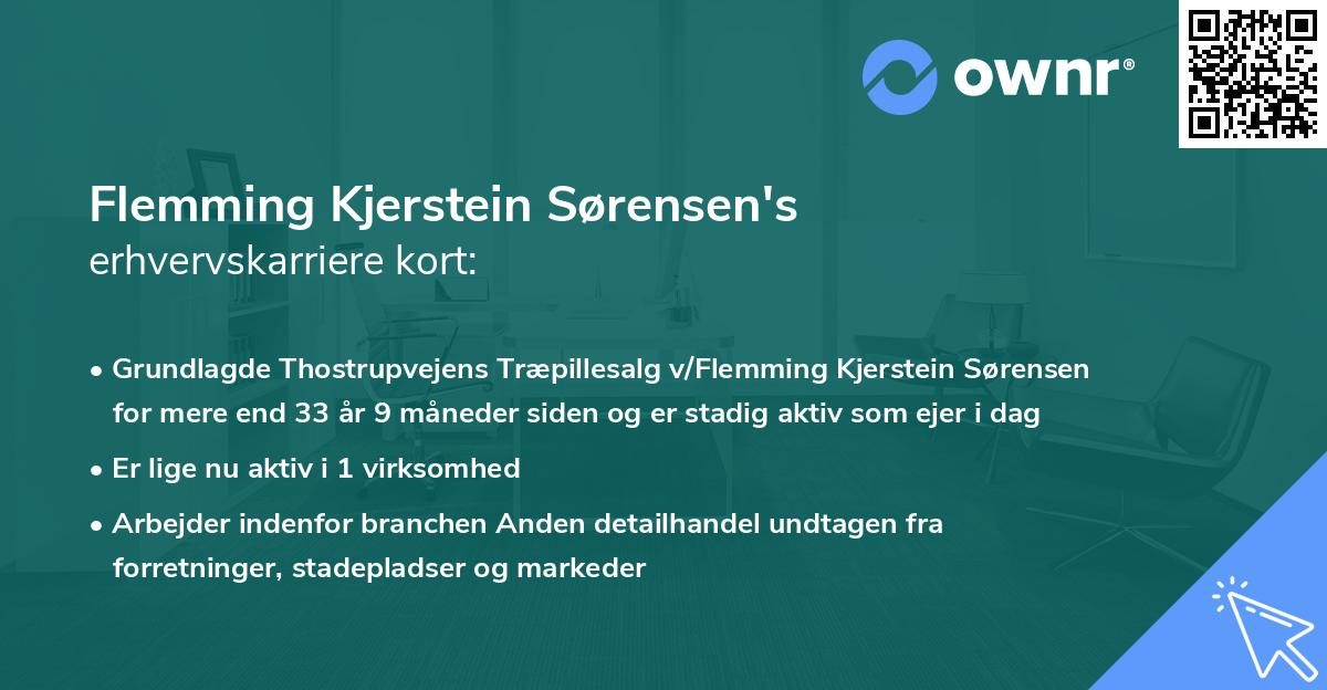 Flemming Kjerstein Sørensen's erhvervskarriere kort