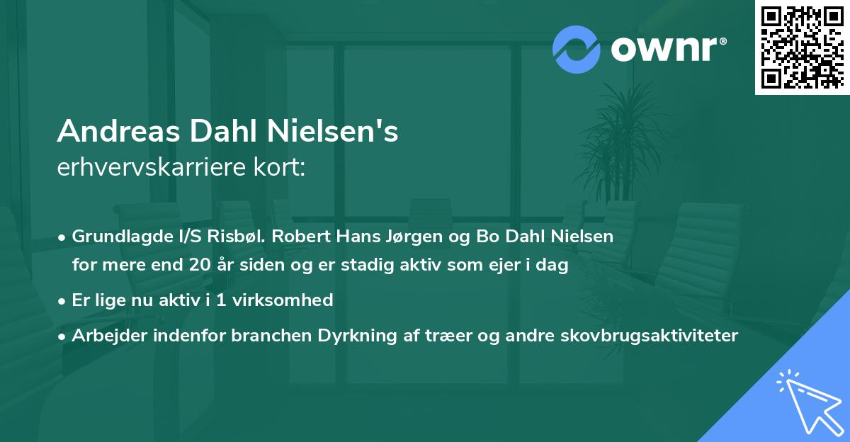 Andreas Dahl Nielsen's erhvervskarriere kort